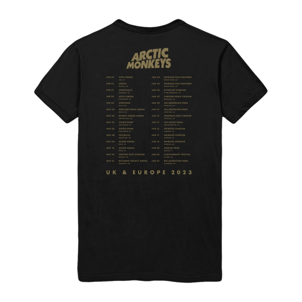 Gold Logo 2023 Tour T-Shirt